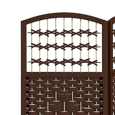Folding 3-Panel Privacy Screen for Personal Space or Room Separation