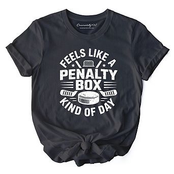 Hockey Penalty Box T-Shirt, Funny Game Day Sports Tee