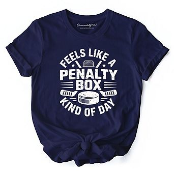 Hockey Penalty Box T-Shirt, Funny Game Day Sports Tee