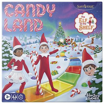 Candy Land: The Elf on the Shelf Board Game by Hasbro
