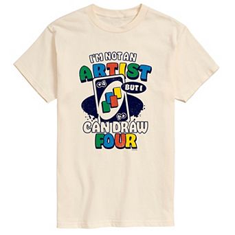 Men's UNO I'm Not An Artist But I Can Draw Four Graphic Tee