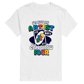 Men's UNO I'm Not An Artist But I Can Draw Four Graphic Tee
