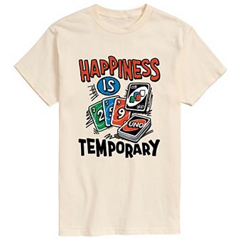Men's UNO Happiness Is Temporary Graphic Tee
