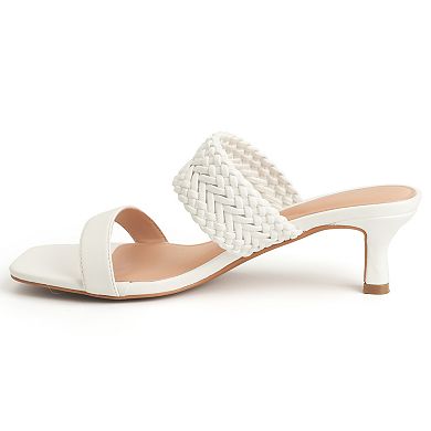 New York & Company® Gretchen Women's Kitten Heel Slide Sandals