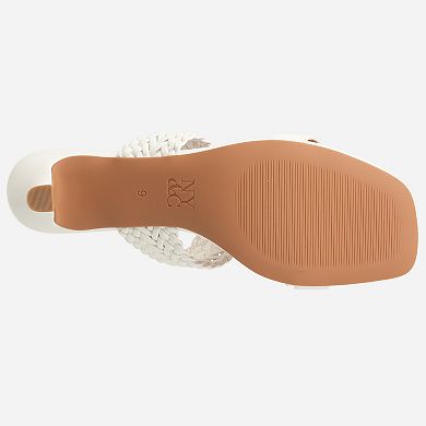 New York & Company® Gretchen Women's Kitten Heel Slide Sandals