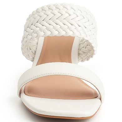 New York & Company® Gretchen Women's Kitten Heel Slide Sandals