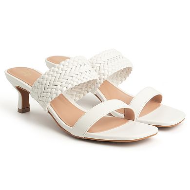 New York & Company® Gretchen Women's Kitten Heel Slide Sandals