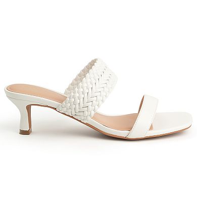 New York & Company® Gretchen Women's Kitten Heel Slide Sandals