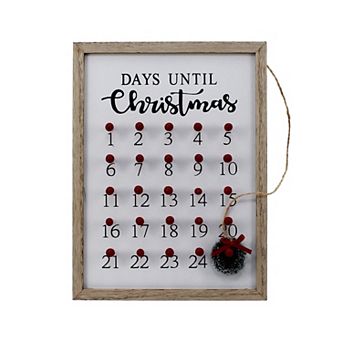St. Nicholas Square® Christmas Countdown Wood Decor