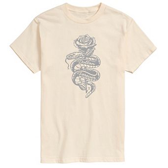 Men's Yellowstone Dutton Forever Snake & Rose Graphic Tee