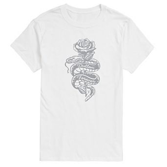 Men's Yellowstone Dutton Forever Snake & Rose Graphic Tee