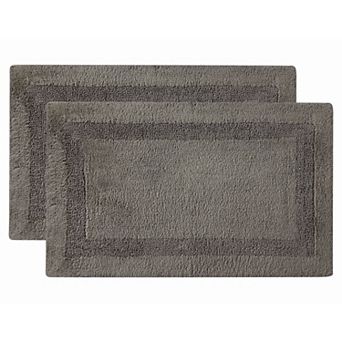 Royal Velvet Classic Cotton 20"H x 32"W Bathroom Rug Set of 2