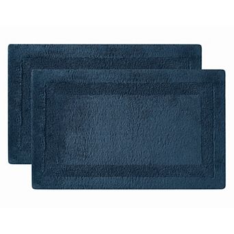 Royal Velvet Classic Cotton 20"H x 32"W Bathroom Rug Set of 2