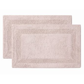 Royal Velvet Classic Cotton 17"H x 24"W Bathroom Rug Set of 2