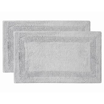 Royal Velvet Classic Cotton 17"H x 24"W Bathroom Rug Set of 2