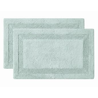 Royal Velvet Classic Cotton 17"H x 24"W Bathroom Rug Set of 2
