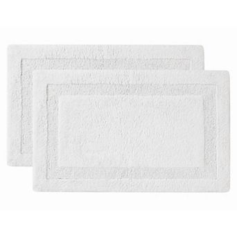 Royal Velvet Classic Cotton 17"H x 24"W Bathroom Rug Set of 2