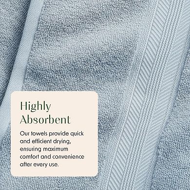 Springtree Home 100% Cotton Ultra Quick Dry Bath Towel Set Queenstown Collection