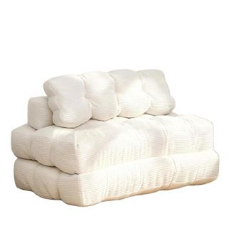 Folding Sofa Bed - Convertible Sleeper Chair with Pillow and Back Support Boneless Mattress