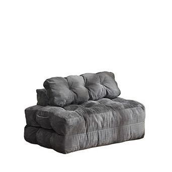 Folding Sofa Bed - Convertible Sleeper Chair with Pillow and Back Support Boneless Mattress