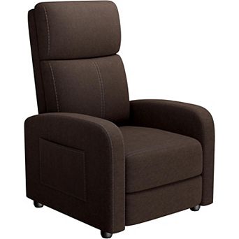 Ergonomic Adjustable Recliner Chair for Adults - Enhanced with Side Pocket, Tall Back