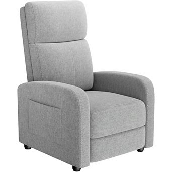 Ergonomic Adjustable Recliner Chair for Adults - Enhanced with Side Pocket, Tall Back