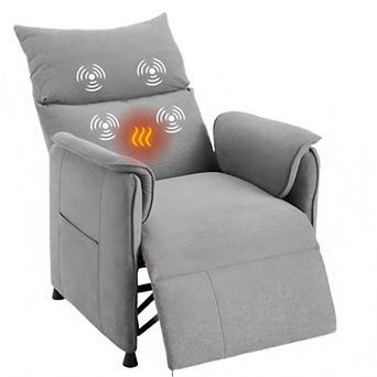 Electric Recliner Chair with Massage and Heat - 8 Modes, Remote Control and High Weight Support