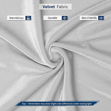 Corner Bed Frame with Headboard - Velvet Upholstered Sofa Bed with Guardrails