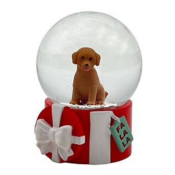 St. Nicholas Square® Falala Dog Holiday Snow Globe Table Decor