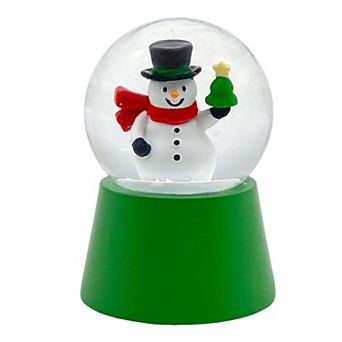St. Nicholas Square® Festive Snowman Mini Snow Globe Table Decor