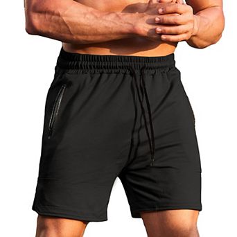 COOFANDY Men' 2 Pack Running Athletic Shorts 7 Inch Gym Workout Shorts Basketball Shorts with