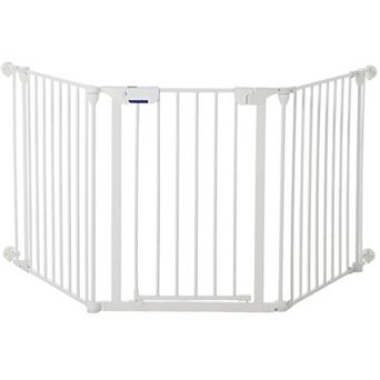 Dog Playpen Outdoor, 29" High Metal Dog Fence with Gate, Pet Fence, Portable Dog Fence