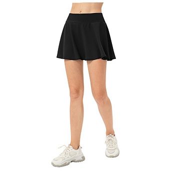 Women's Quick Dry Athletic Skort High Waisted Pleated Tennis Skirts Shorts Lightweight Golf Skorts