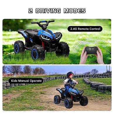 ANIXOL 12V Kids ATV Ride-On with Remote Control