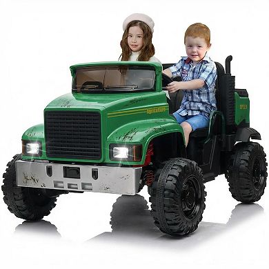 ANIXOL 24V Kids UTV Ride-On Truck with Dump Bed