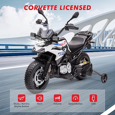 ANIXOL Licensed BMW Police Kids Electric Motorcycle