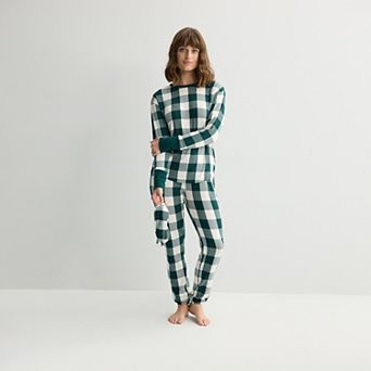 Women's Sonoma Goods For Life® Cozy Knit Pajama Top & Pajama Bottoms Set