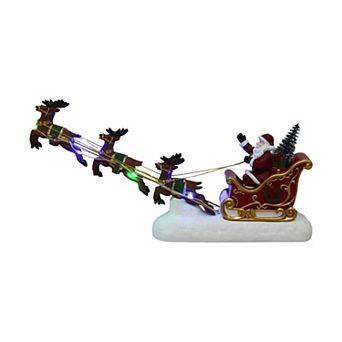 St. Nicholas Square® Santa Sleigh Fly Away Table Decor
