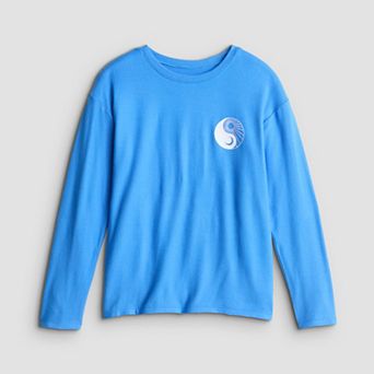 Girls 6-20 SO® Long Sleeve Cozy Graphic Tee in Regular & Plus Size