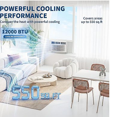 ANIXOL Window Air Conditioner with Remote Control