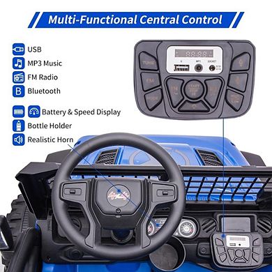 ANIXOL Kids 24V 2-Seater Ride On Jeep with Remote Control
