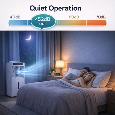 ANIXOL Evaporative Air Cooler Fan with Remote and Timer