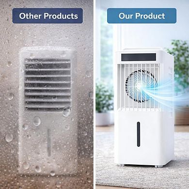 ANIXOL Evaporative Air Cooler Fan with Remote and Timer