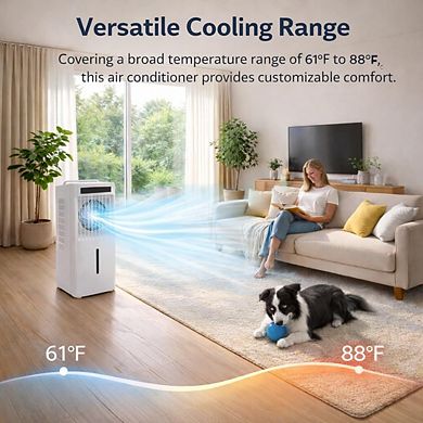 ANIXOL Evaporative Air Cooler Fan with Remote and Timer