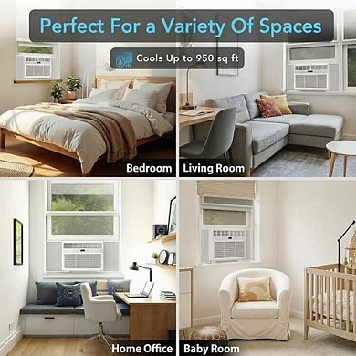 ANIXOL Smart Window Air Conditioner with Heat and WiFi