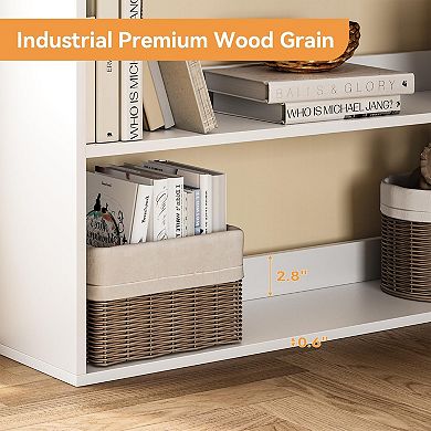 Bookcase for Living Room Sturdy Storage Organizer for Books Decor Collection