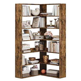 Bookcase for Living Room Sturdy Storage Organizer for Books Decor Collection