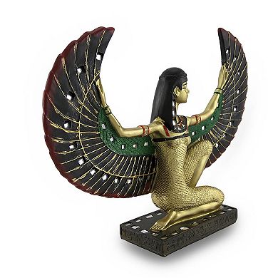 Winged Egyptian Goddess Statue Deity Mythology