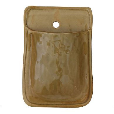 Hello Honey Large Decorative Terra-cotta Wall Pocket Planter, Multicolor, Set of 4