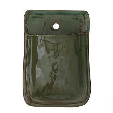 Hello Honey Large Decorative Terra-cotta Wall Pocket Planter, Multicolor, Set of 4